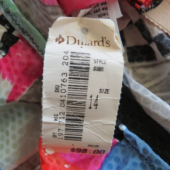 Diva Dillards Multicolor Sequined Women’s One Piece Sleeveless  Swimsuit 14 (30) - Picture 13 of 13